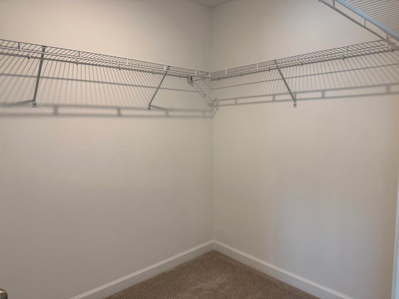 Primary walk in closet - under construction