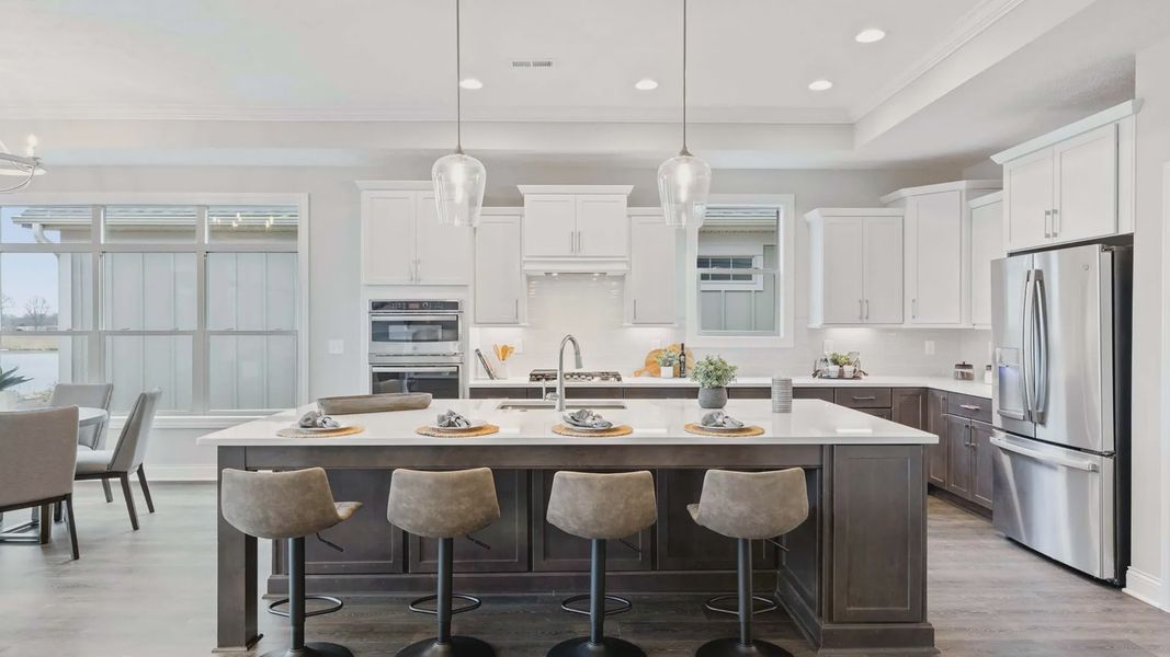 Representative furnished interior of a home built from the Torino by Epcon Communities in The Courtyards at Franklin Road, Murfreesboro (Image 9).