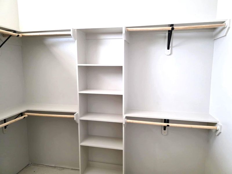 Primary closet built ins. Primary closet built ins.