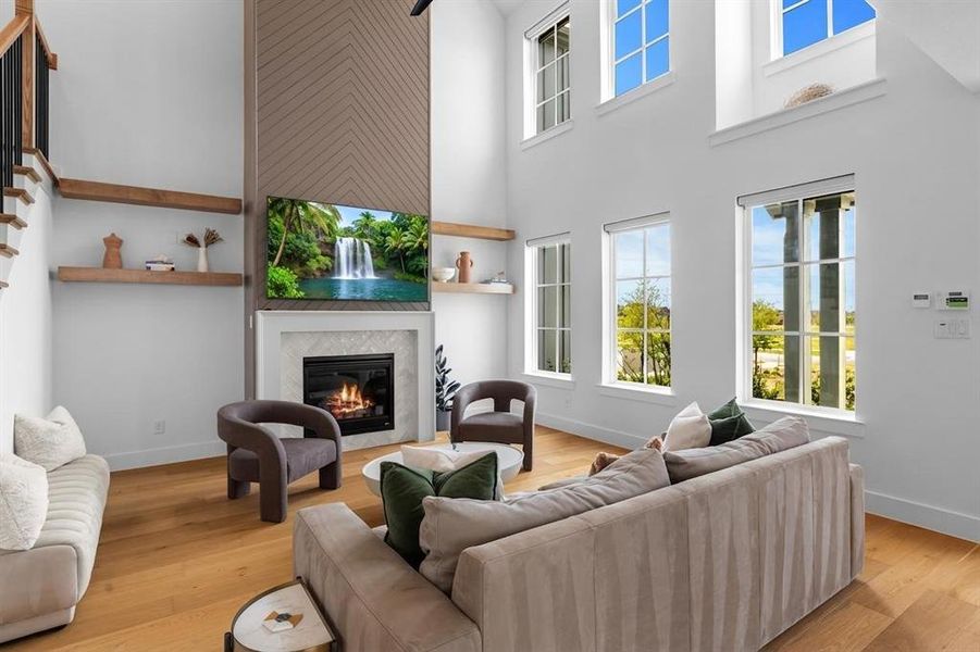 Furnished interior view inside a new home in , Frisco (Image 19).