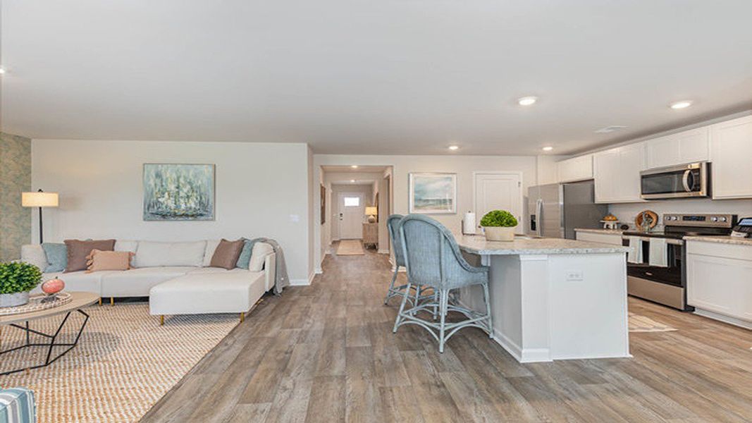 Furnished interior view inside a new home in Cottonwood Place, Tabor City (Image 5).