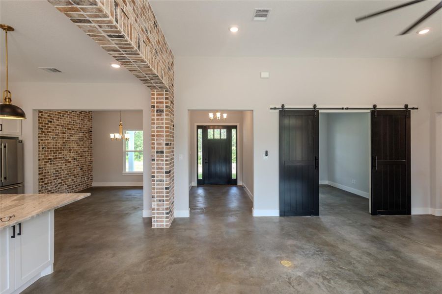 Spacious, unfurnished interior of a new home in , Willis (Image 38). Spacious, unfurnished interior of a new home in , Willis (Image 38).