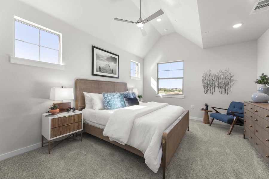 Furnished interior view inside a new home in Wildridge, Oak Point (Image 16).