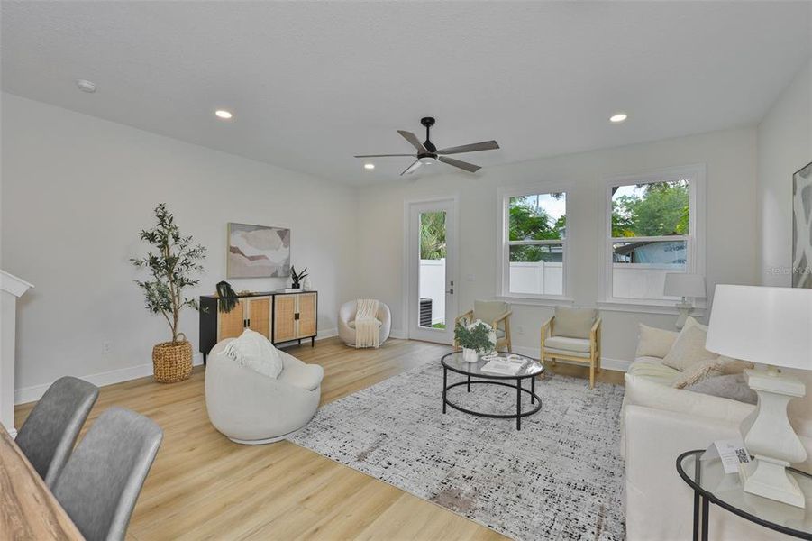 Furnished interior view inside a new home in , Tampa (Image 12).