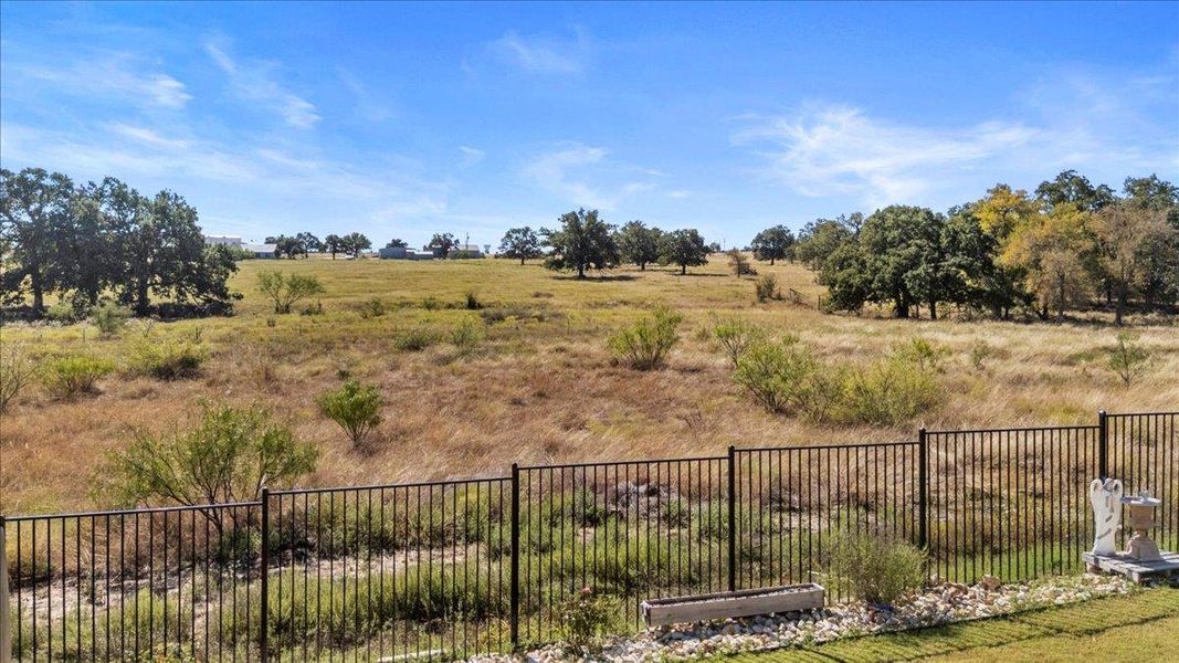 View of yard featuring a view of countryside, no neighbors behind. View of yard featuring a view of countryside, no neighbors behind.