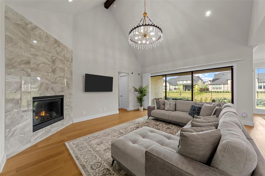 Furnished interior view inside a new home in , Frisco (Image 30).