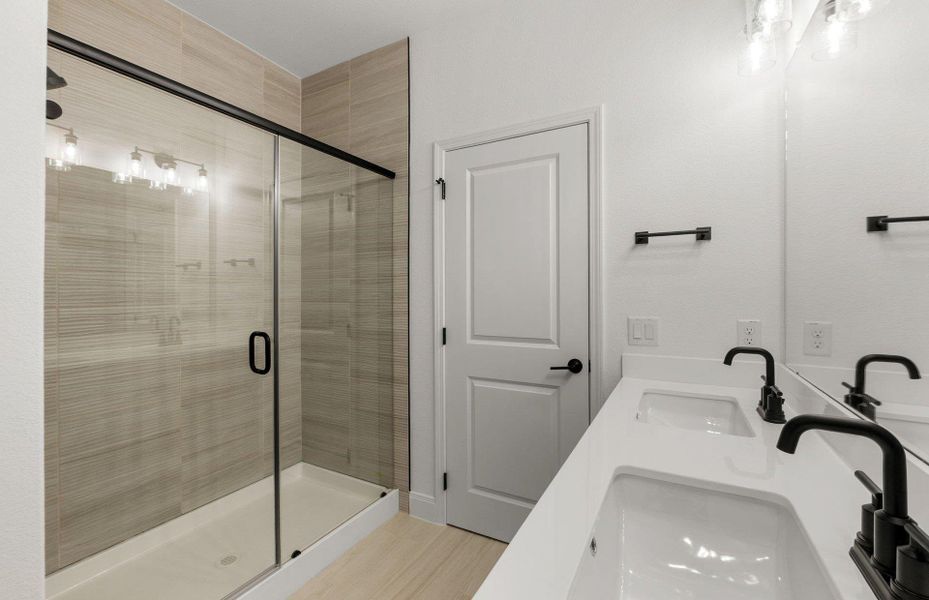 Furnished interior view inside a new home in Patterson Ranch, Georgetown (Image 8).