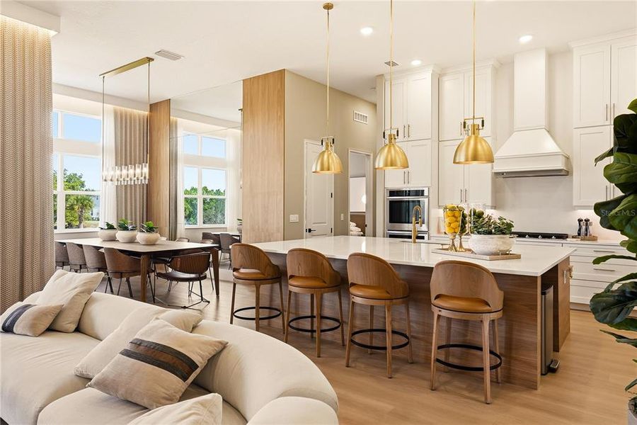 Furnished interior view inside a new home in Avalon Ridge, Winter Garden (Image 23).