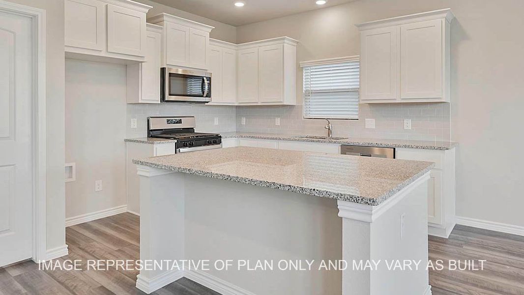 Furnished interior view inside a new home in Southern Pointe, College Station (Image 3).