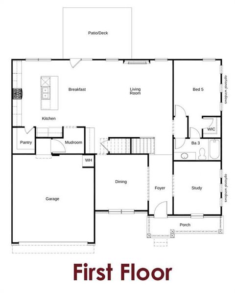 2D floor plan layout of this home in Ponderosa Farms Reserve, Gainesville, GA (Image 5). 2D floor plan layout of this home in Ponderosa Farms Reserve, Gainesville, GA (Image 5).