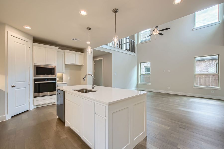 Plan 1477 - Representative Photo - Kitchen/Living Room Plan 1477 - Representative Photo - Kitchen/Living Room