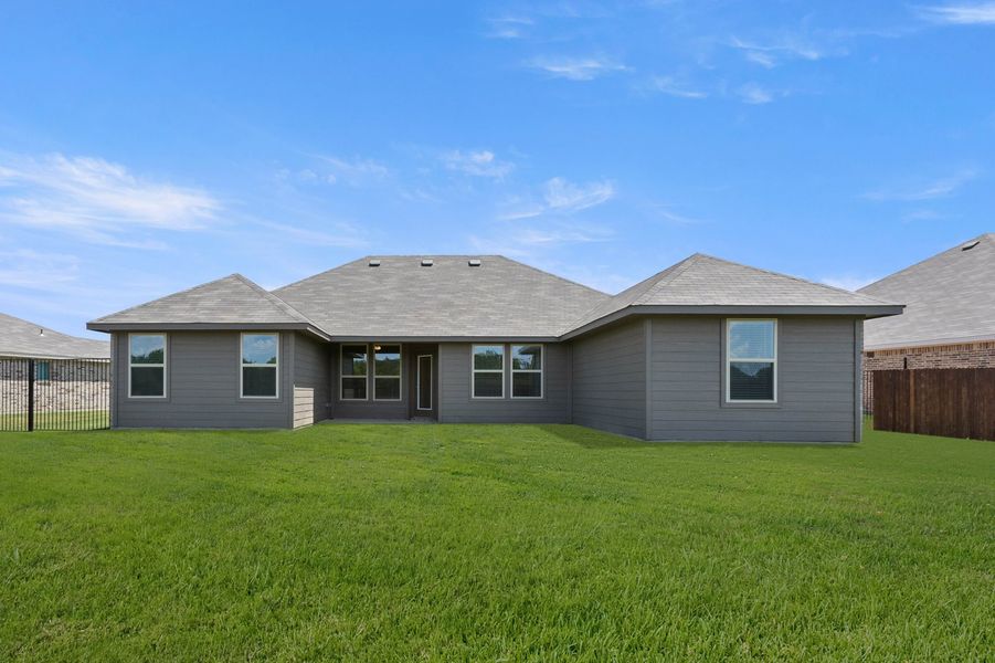 Front exterior of a new home in Mountain Valley Lake, Burleson, TX, highlighting curb appeal (Image 22). Front exterior of a new home in Mountain Valley Lake, Burleson, TX, highlighting curb appeal (Image 22).