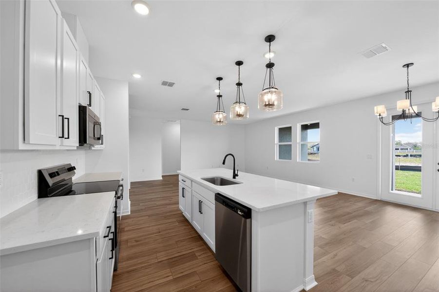 Furnished interior view inside a new home in Tyson Reserve, St. Cloud (Image 11).