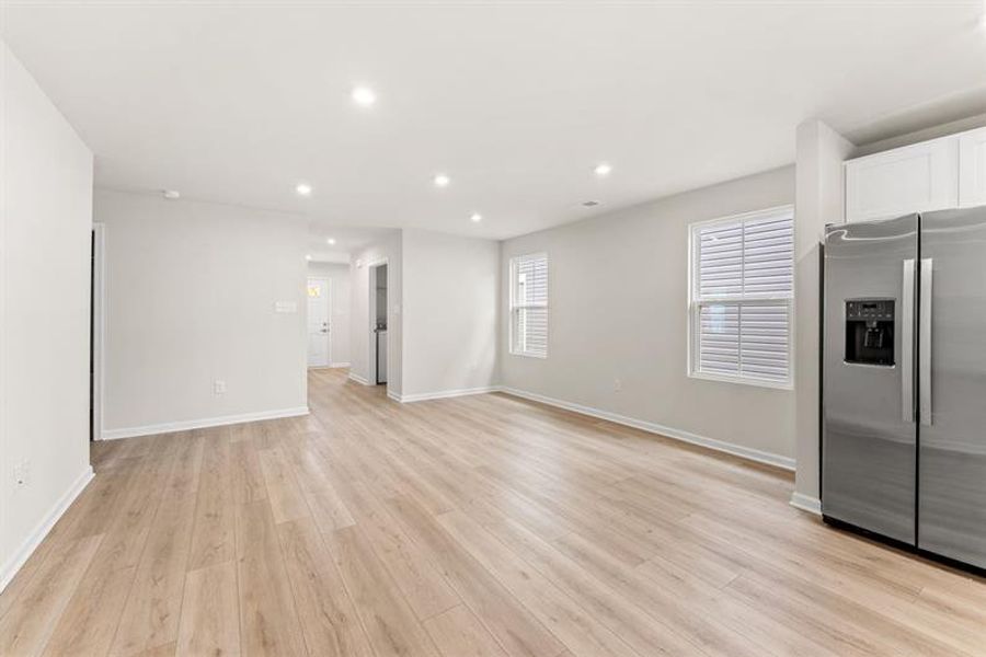 Spacious, unfurnished interior of a new home in Bell Creek Single Family Homes, Winnabow (Image 14). Spacious, unfurnished interior of a new home in Bell Creek Single Family Homes, Winnabow (Image 14).