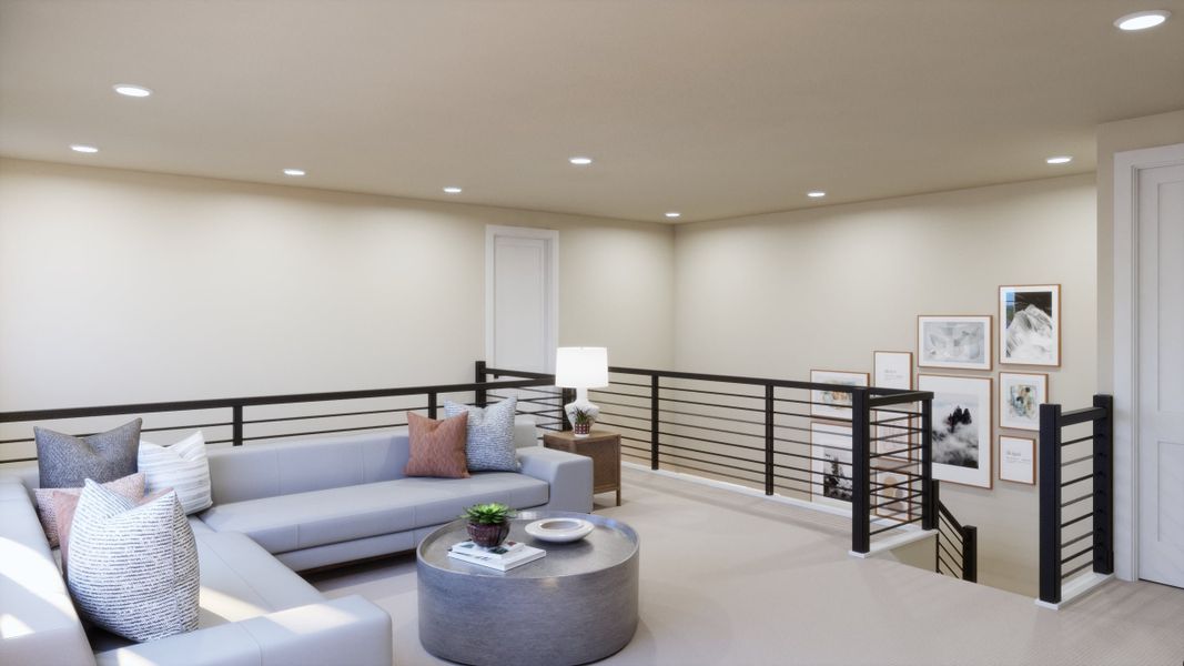 Representative furnished interior of a home built from the 5053 by Risewell Homes in Freedom at Anthem, Kyle (Image 13). Representative furnished interior of a home built from the 5053 by Risewell Homes in Freedom at Anthem, Kyle (Image 13).