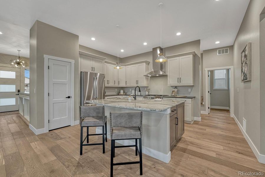Furnished interior view inside a new home in , Colorado Springs (Image 7).