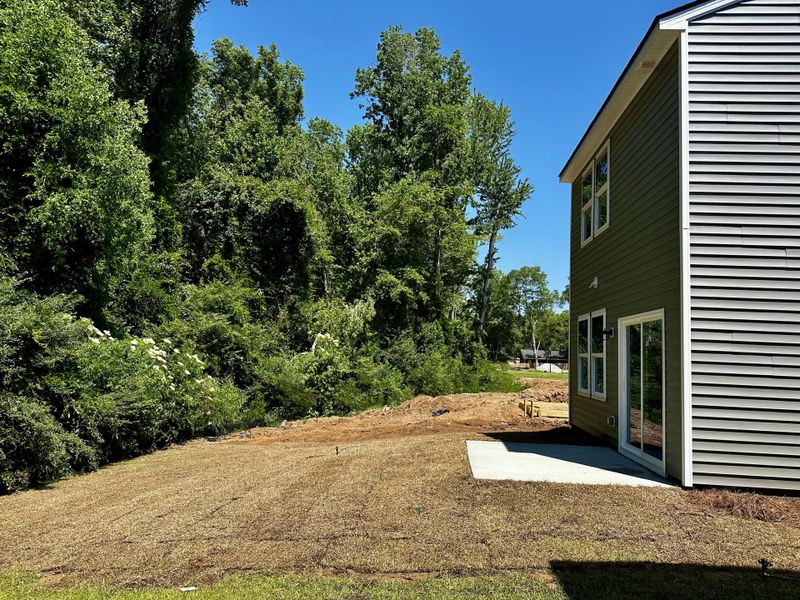 Exterior details and patio area of a home in Pinckney Place, North Charleston (Image 4).