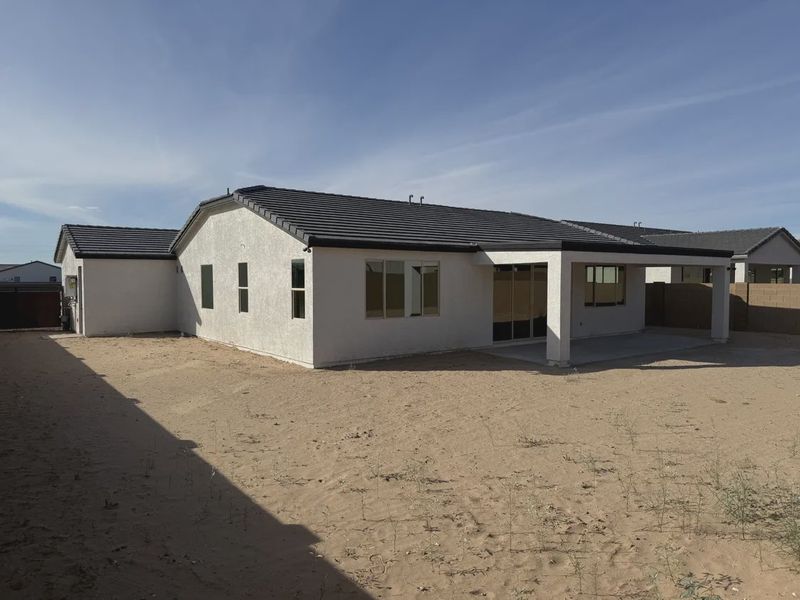 Exterior details and patio area of a home in Acacia at Santana, Yuma (Image 3).