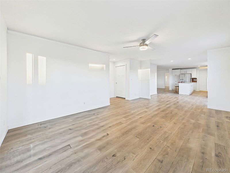 Living Room This additional living zone features natural light, neutral finishes, and an adaptable layout that can suit a variety of needs.