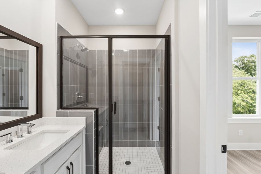 Representative furnished interior of a home built from the The Murphey by David Weekley Homes in Celesta, Scottdale (Image 6).