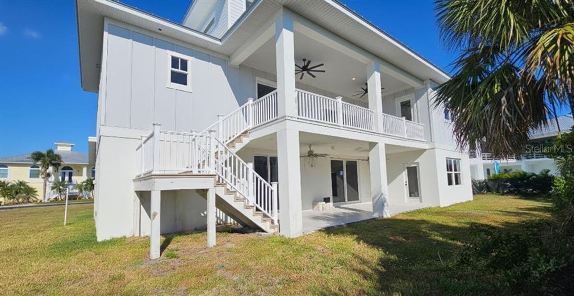 Exterior details and patio area of a home in , Englewood (Image 19).
