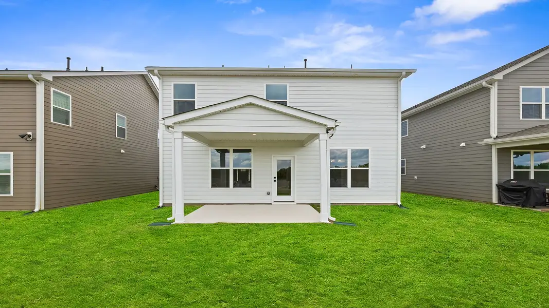 Exterior details and patio area of a home in Adams Glen, Greenville (Image 3).