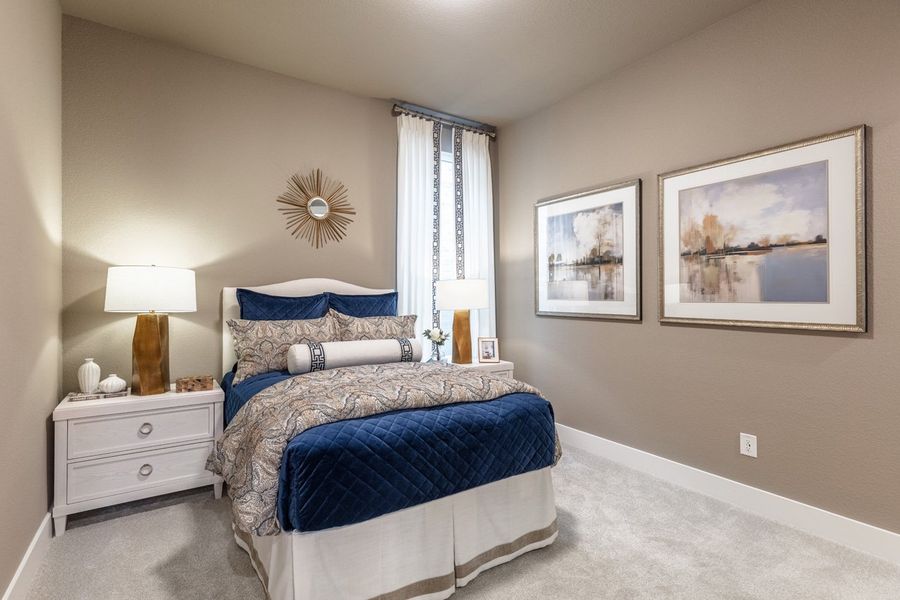 Representative Secondary Bedroom - some options shown Representative Secondary Bedroom - some options shown
