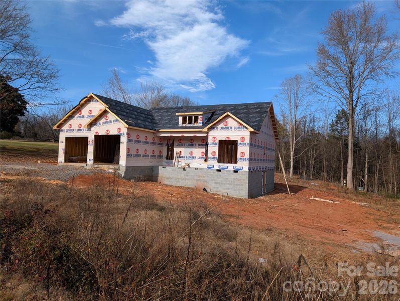 In-progress construction of a new home in , Hickory, NC (Image 3).