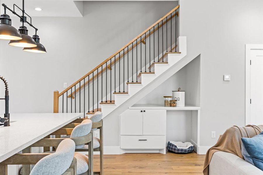 Furnished interior view inside a new home in , Dallas (Image 15).