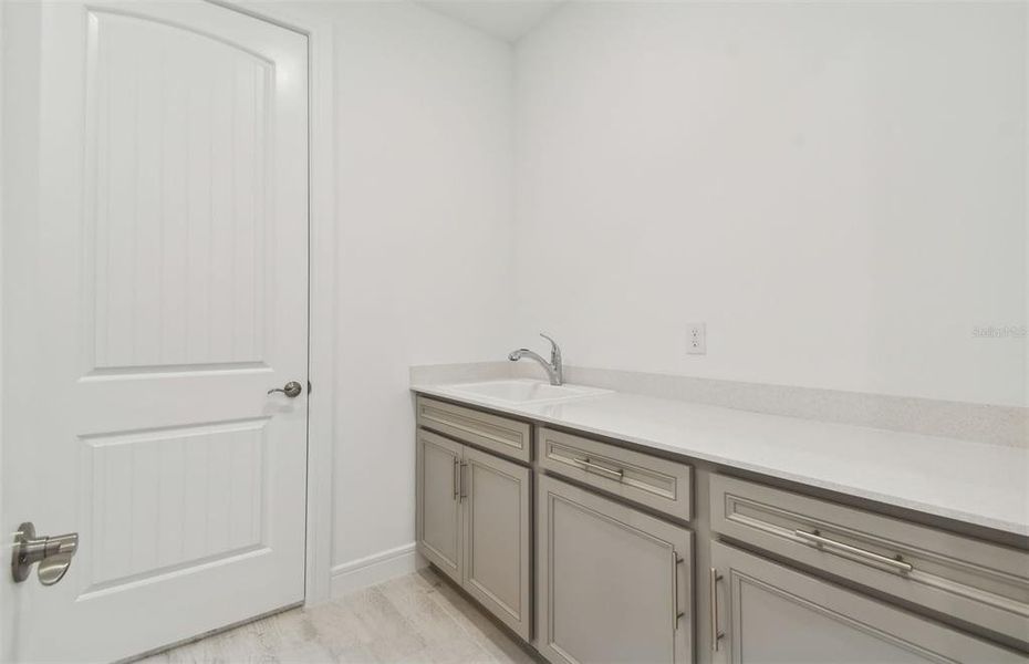 Laundry Room with Sink