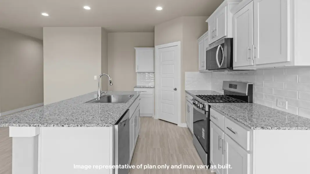 Furnished interior view inside a new home in Yukon Ridge, Odessa (Image 6).