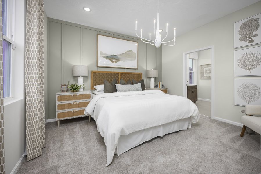 Representative furnished interior of a home built from the Dune by Risewell Homes in Hodges Reserve, Howey-in-the-Hills (Image 4).