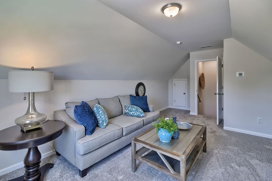 Furnished interior view inside a new home in Portrait Hills, Aiken (Image 28). Furnished interior view inside a new home in Portrait Hills, Aiken (Image 28).