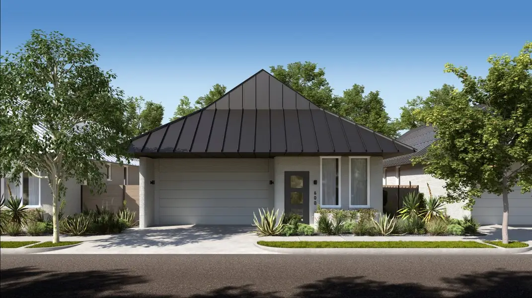 Representative exterior photo of a completed home built from the Rune by Lennar in Wolf Ranch, Georgetown, TX (Image 19).