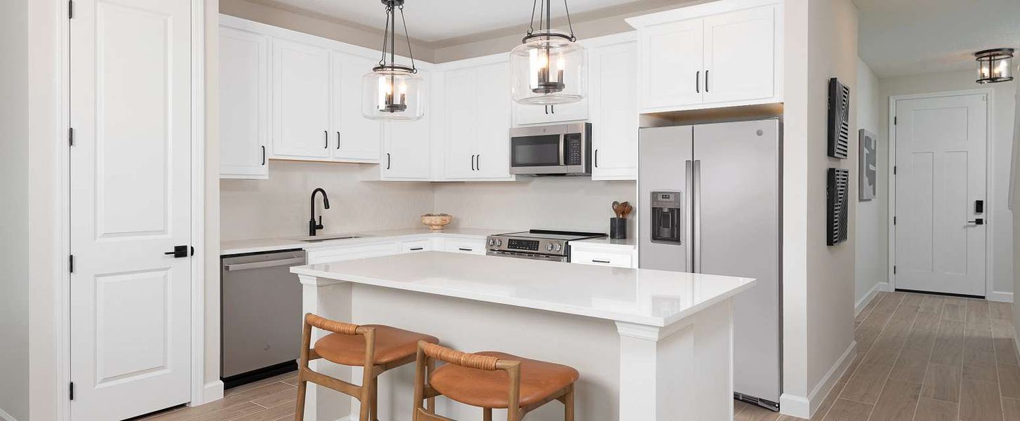 Representative furnished interior of a home built from the Palm by Ashton Woods in Montague Chase, Tampa (Image 5).