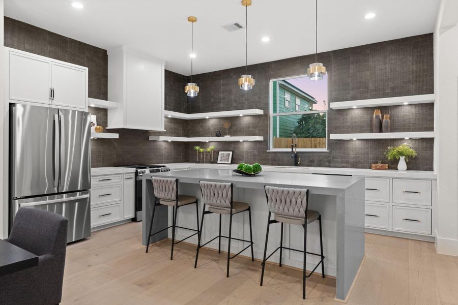 Furnished interior view inside a new home in , Houston (Image 21). Furnished interior view inside a new home in , Houston (Image 21).