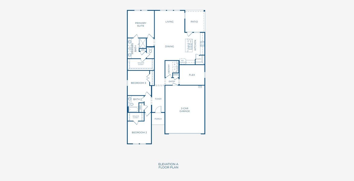 2D floor plan layout for the 4012 by Risewell Homes in Parkton Square, Kyle, TX (Image 3). 2D floor plan layout for the 4012 by Risewell Homes in Parkton Square, Kyle, TX (Image 3).