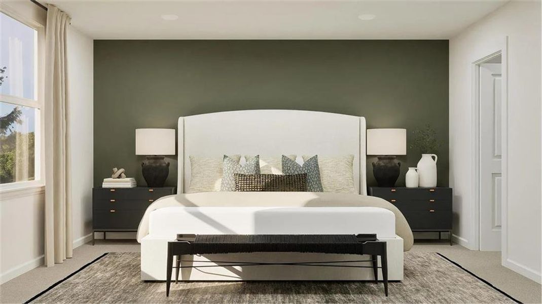 Furnished interior view inside a new home in , Locust Grove (Image 17).