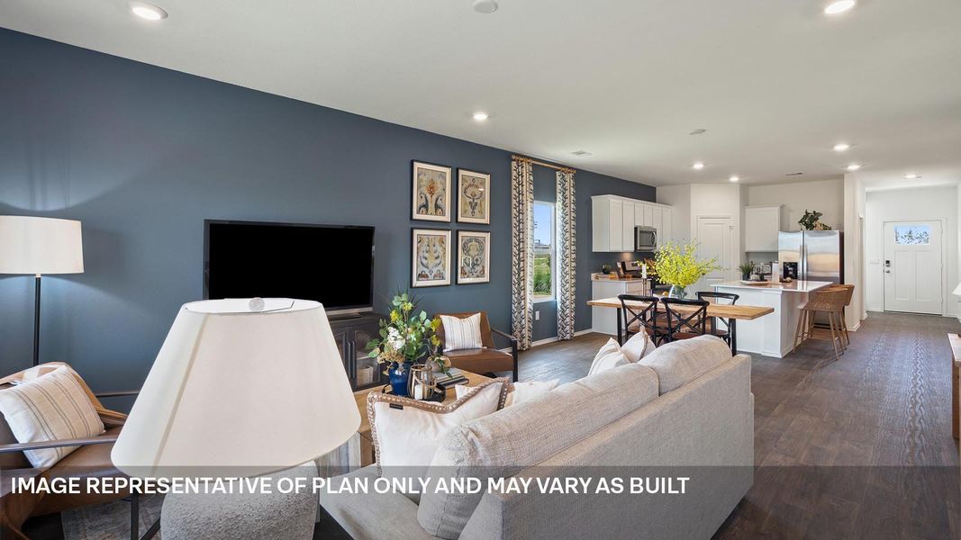 Furnished interior view inside a new home in Talavera, Kyle (Image 25).