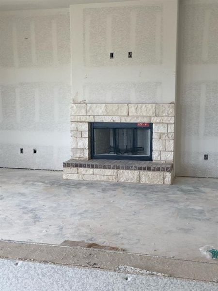 In-progress construction of a new home in Clear Sky Addition, Valley View, TX (Image 8).