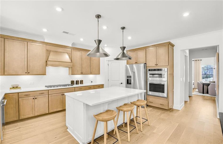 Furnished interior view inside a new home in Rose Creek, Cumming (Image 7).