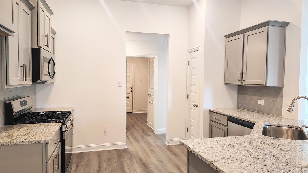 Furnished interior view inside a new home in Greystone, Angleton (Image 9). Furnished interior view inside a new home in Greystone, Angleton (Image 9).