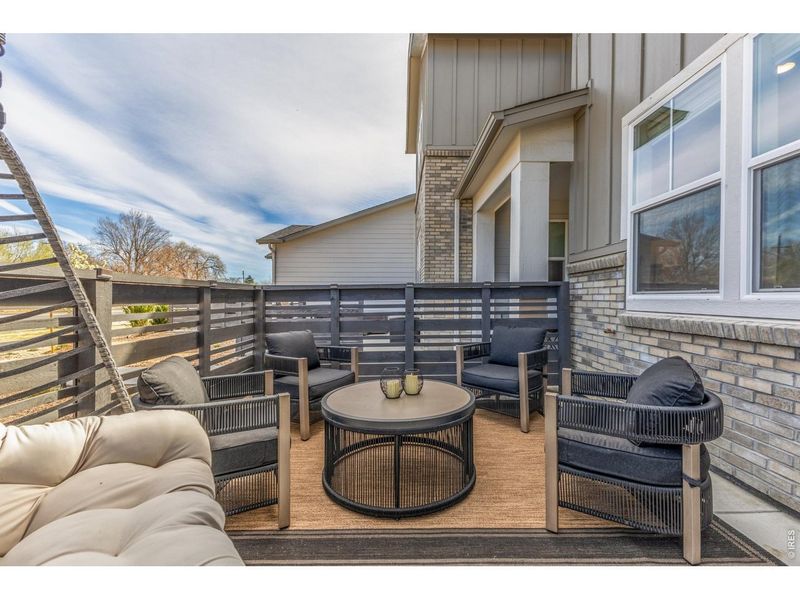 Exterior details and patio area of a home in , Denver (Image 3).