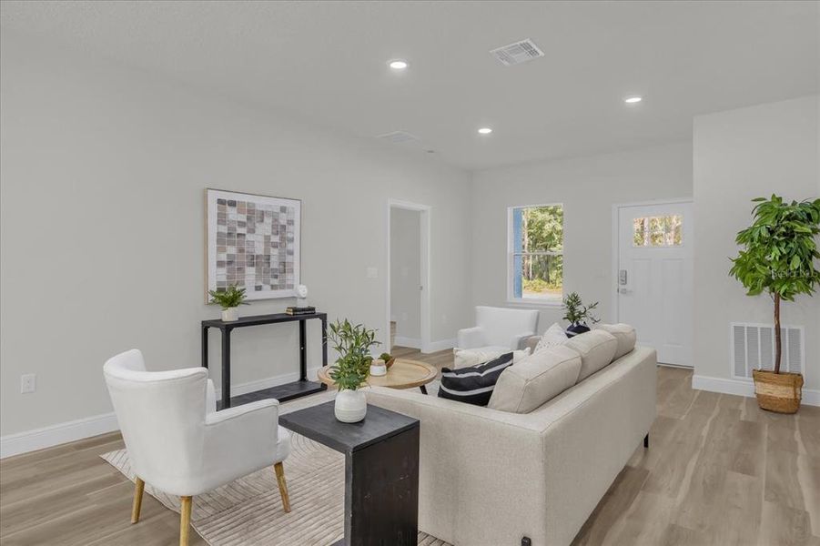 Furnished interior view inside a new home in , Citrus Springs (Image 6).