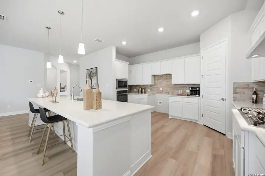 Furnished interior view inside a new home in The Parklands, Schertz (Image 9).