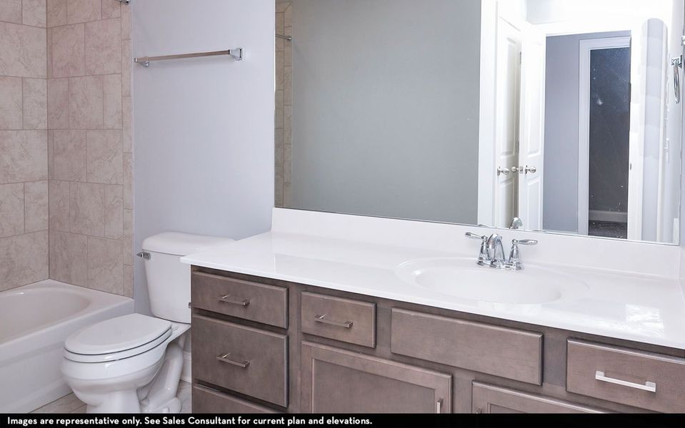 Furnished interior view inside a new home in Dorris Farm, White House (Image 10).