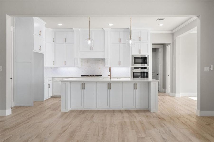 Furnished interior view inside a new home in , Midlothian (Image 18).