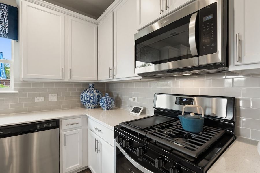 Furnished interior view inside a new home in Messinger Village, Austin (Image 8).
