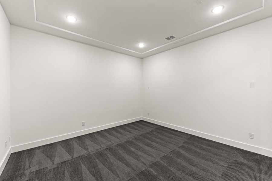 Representative unfurnished interior of a home built from the 5022 by Tradition Homes in Lakewood at Brookhollow – 60′ Lots, Prosper (Image 20).