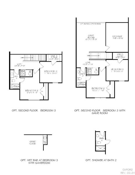 2D floor plan layout of this home in The Courtyards at Oak Grove, Durham, NC (Image 25).